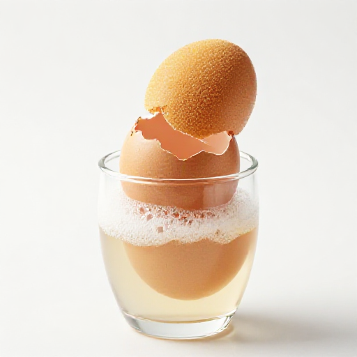 Eggshell and Dish Soap Cleans Narrow-Necked Bottles