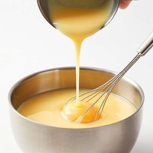 Temper Eggs into Hot Liquid to Prevent Scrambling